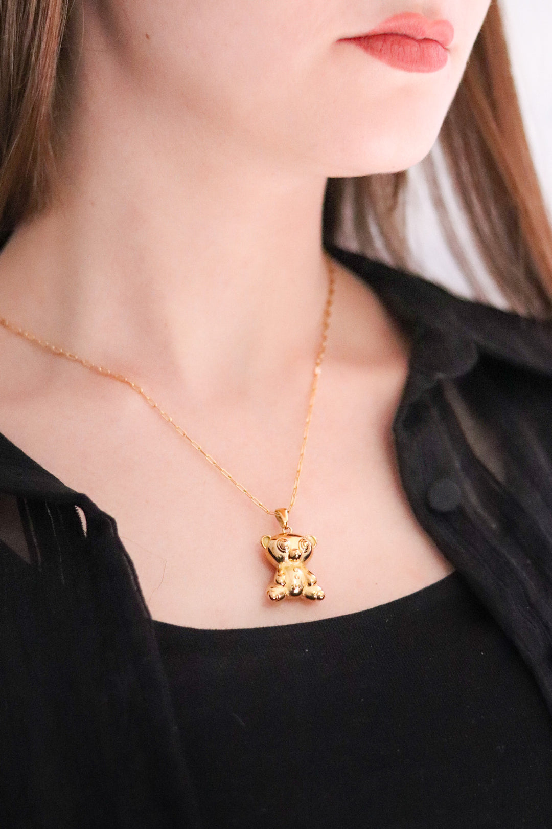 Gold Plated Necklace and Koala Bear Pendant