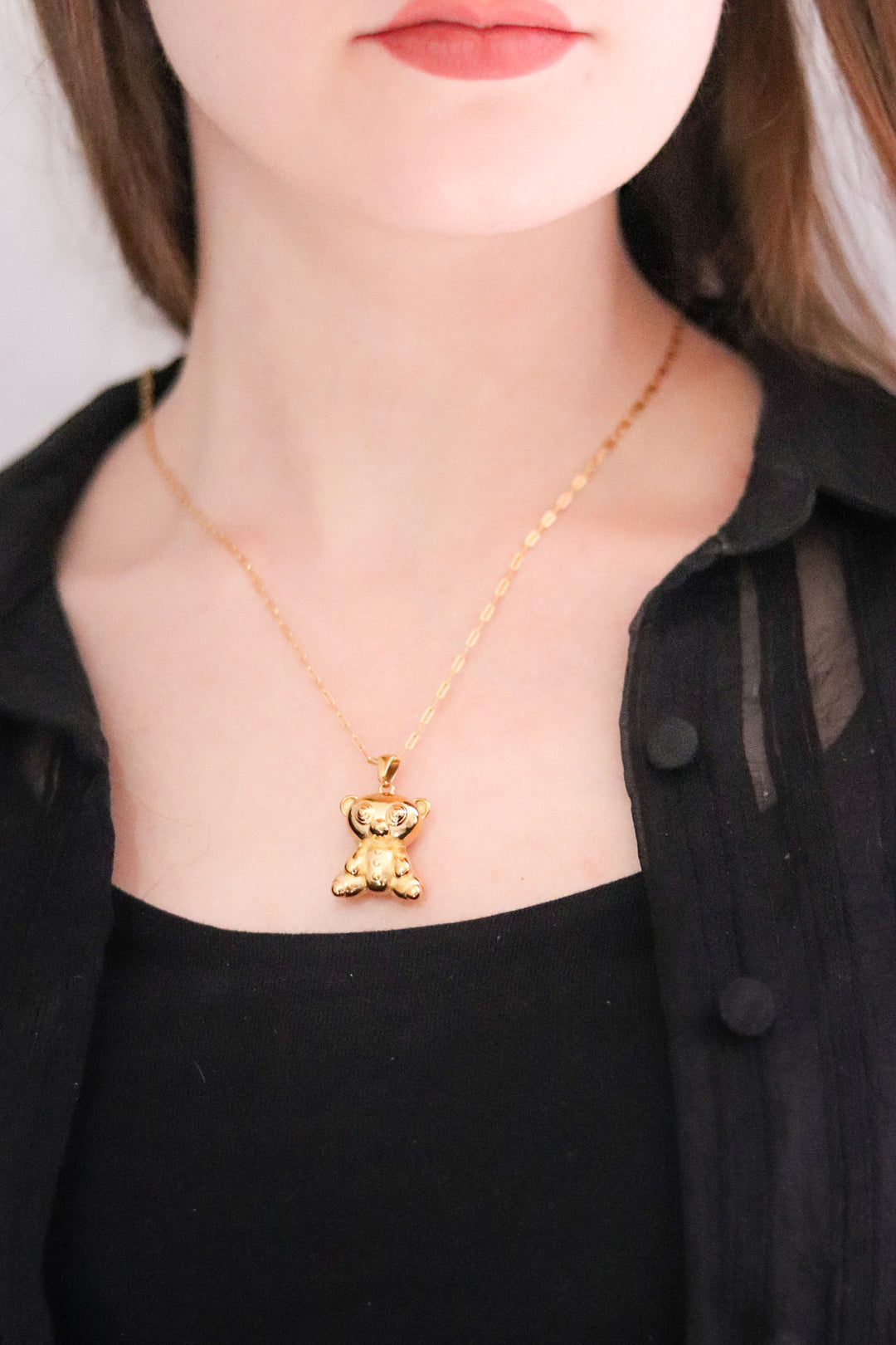 Gold Plated Necklace and Koala Bear Pendant