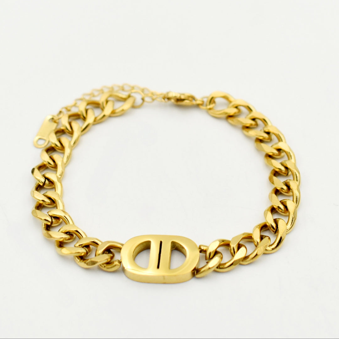 Gold Chuncky Link Bracelet