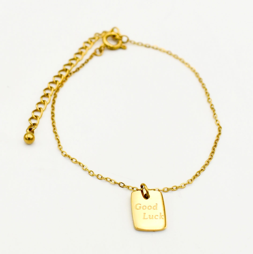 Gold Plated Good Luck Bracelet