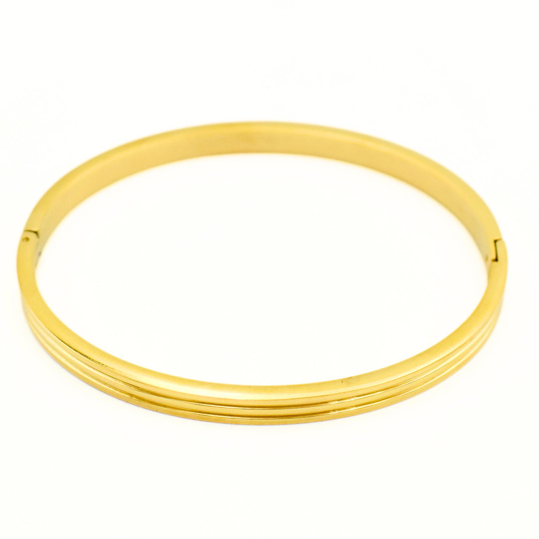 Gold Plated Smooth Bangle