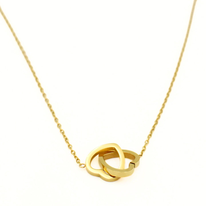 Gold Plated Interwined Necklace