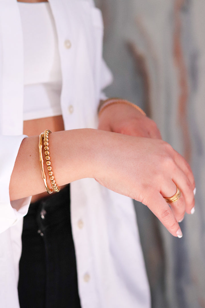 Bamboo Cuff Bangle 