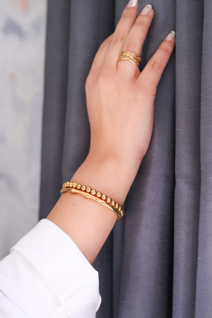 Bamboo Cuff Bangle 