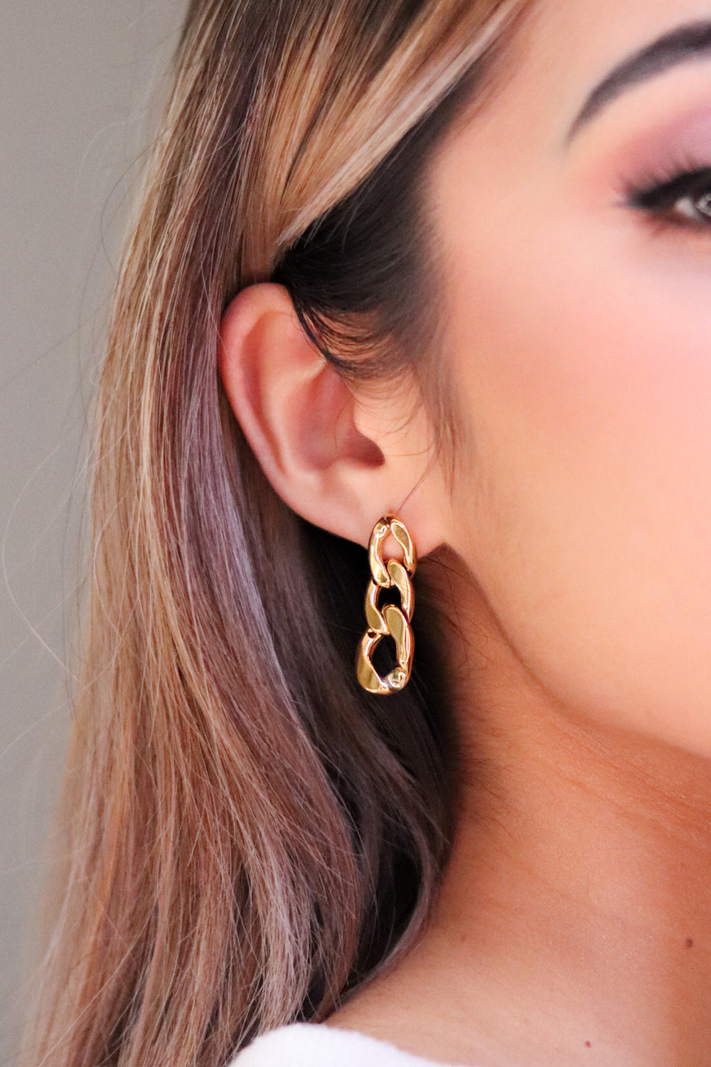 Gold Chain Earrings 