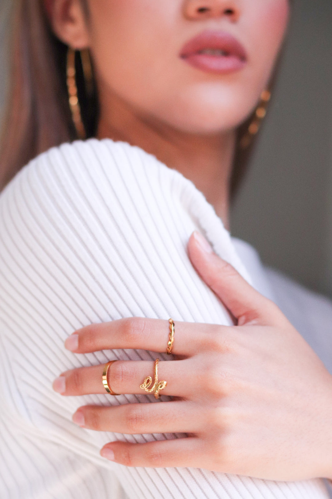 Gold Plated Wreath Band
