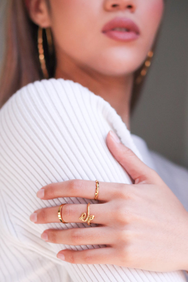 Gold Plated Wreath Band